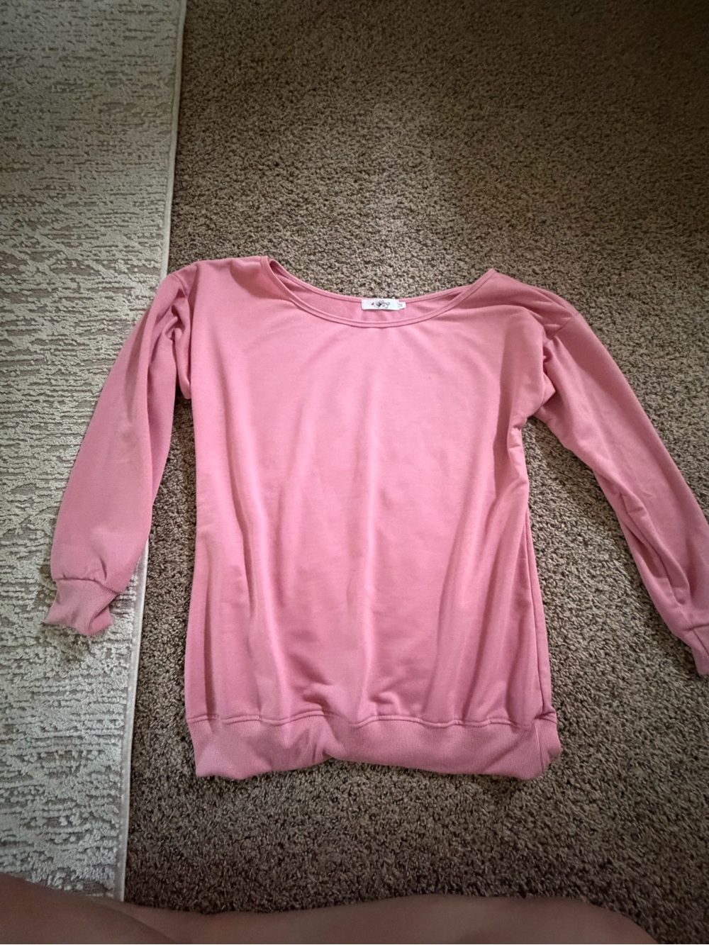 Women's Relaxed Boatneck Sweater - Pink